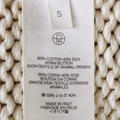 THE ROW 23SS Zaydi Knit Cardigan Ivory Size S