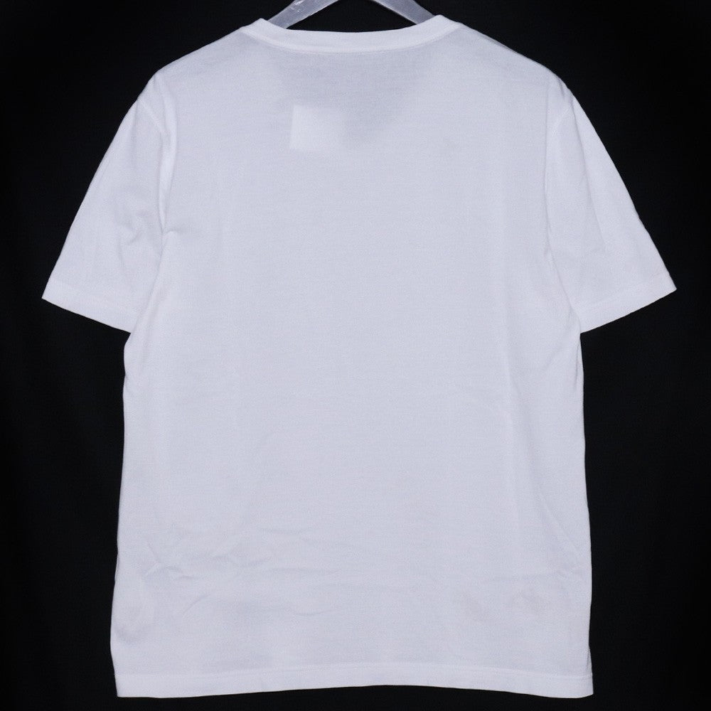 LOUIS VUITTON Circle Logo Cotton T-Shirt White Size L