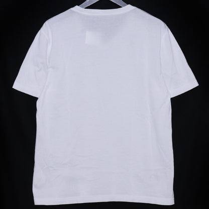 LOUIS VUITTON Circle Logo Cotton T-Shirt White Size L