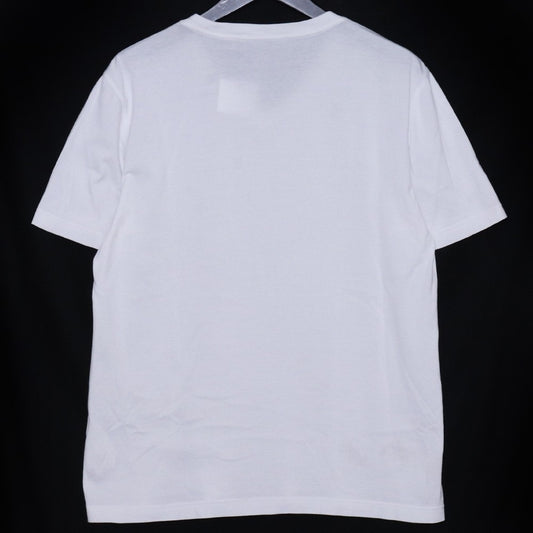 LOUIS VUITTON Circle Logo Cotton T-Shirt White Size L
