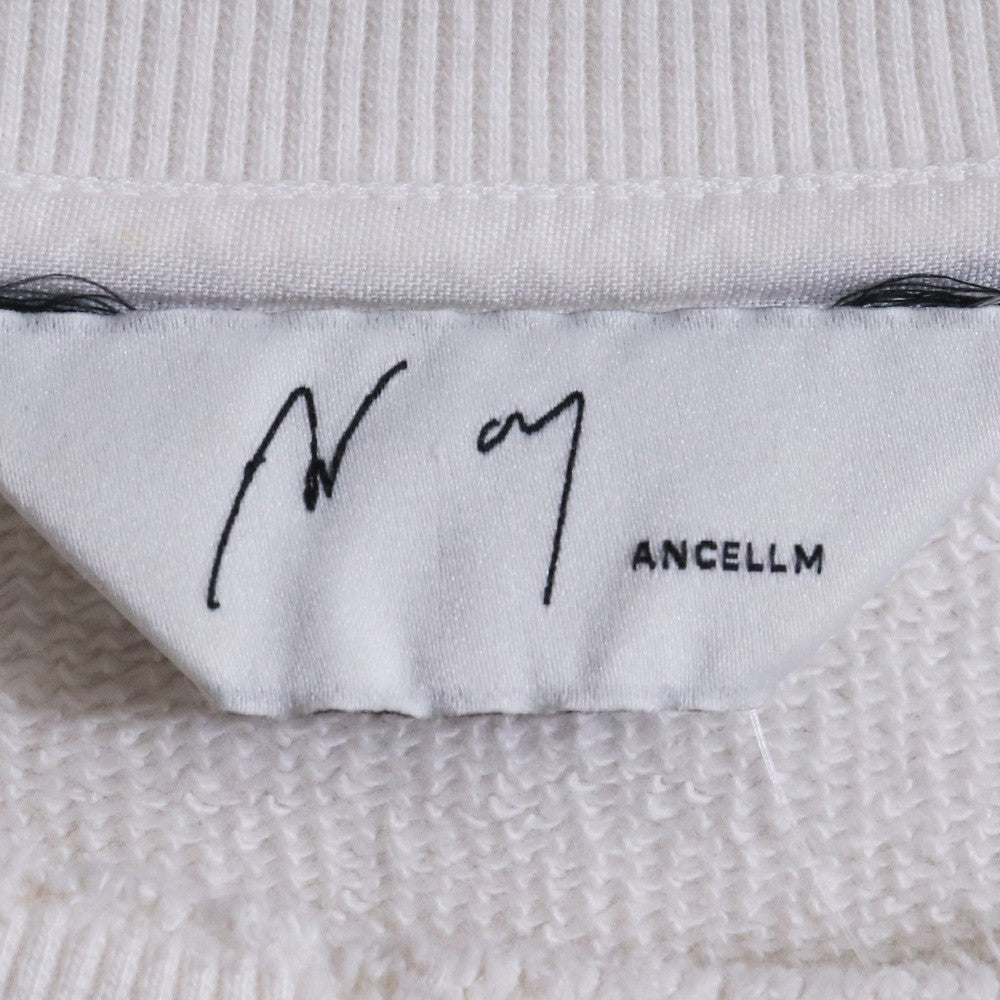ANCELLM Aging Over Sweatshirt Ivory Size 2