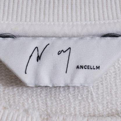ANCELLM Aging Over Sweatshirt Ivory Size 2