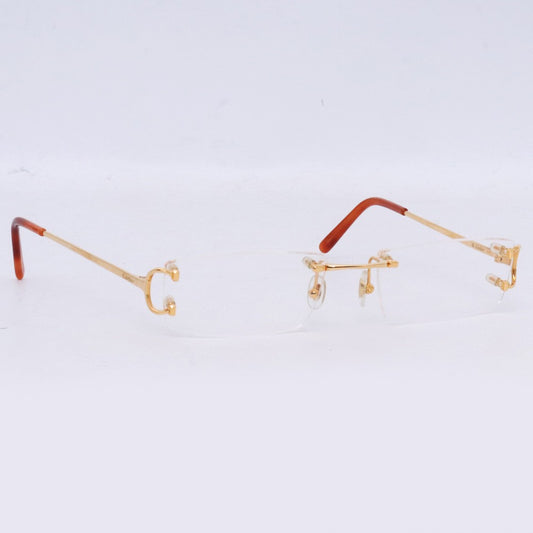 CARTIER Décor C Classic Eyeglasses Gold