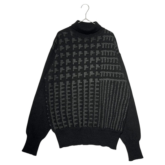 COMME des GARCONS HOMME 80s All-Over Knit Black Size FREE