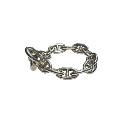 HERMES Chaine d’Ancre TGM 11 Link Bracelet Silver