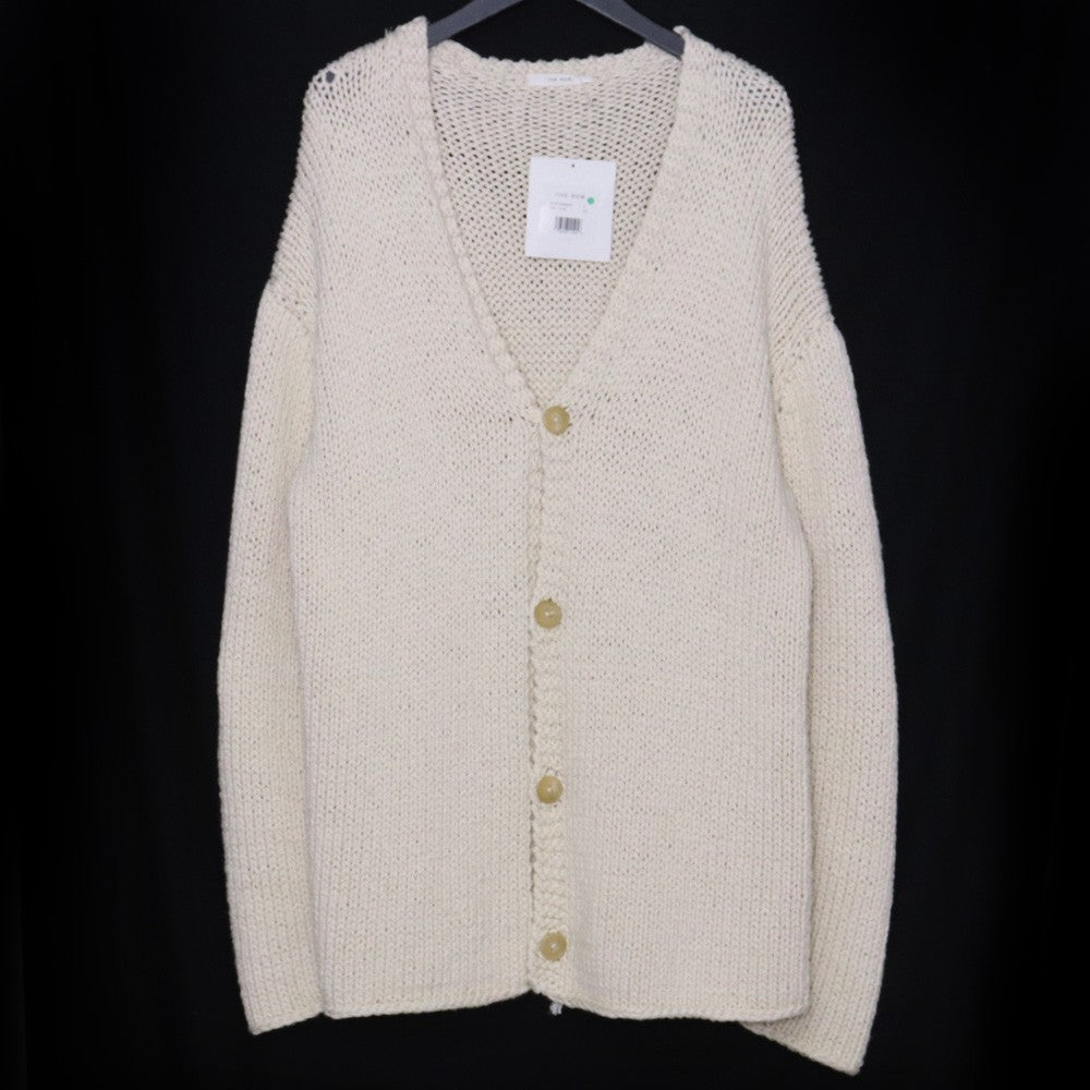 THE ROW 23SS Zaydi Knit Cardigan Ivory Size S