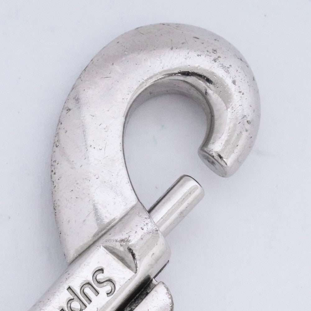 SUPREME x TIFFANY&CO. 21AW Oval Tag Keyring Silver Size F