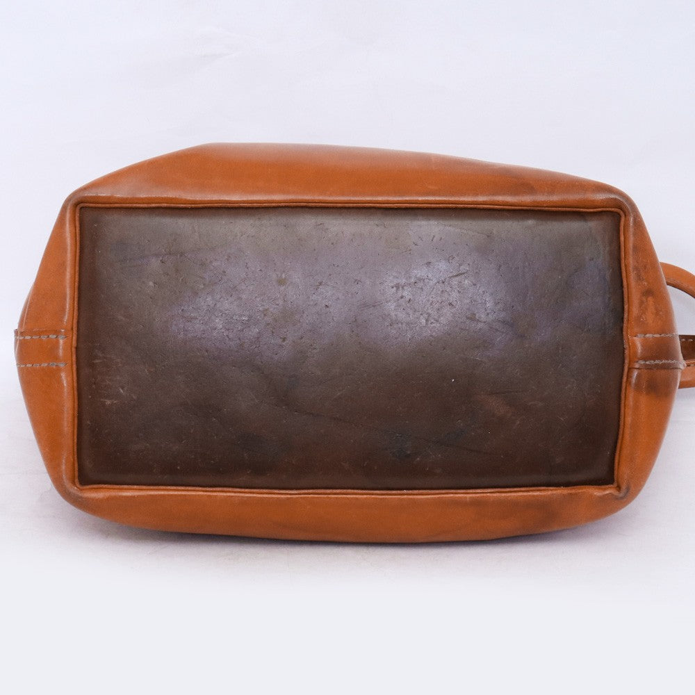 TARO WASHIMI Leather Concho Tote Bag Brown Size F
