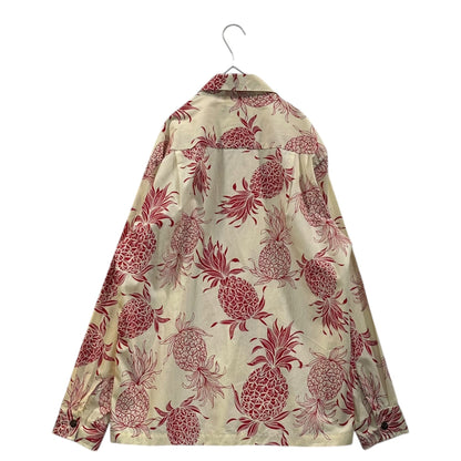 Aloha 70s-80s Vintage Pineapple-Print Hawaiian Shirt Size M