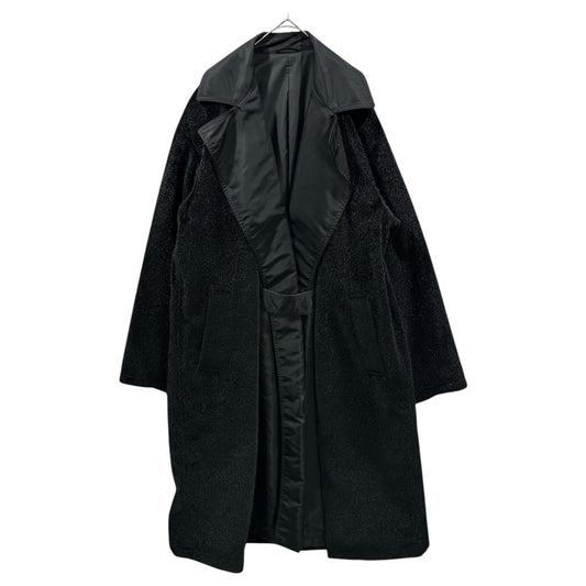 TOGA VIRILIS 22AW Fake Fur Coat Black Size 46