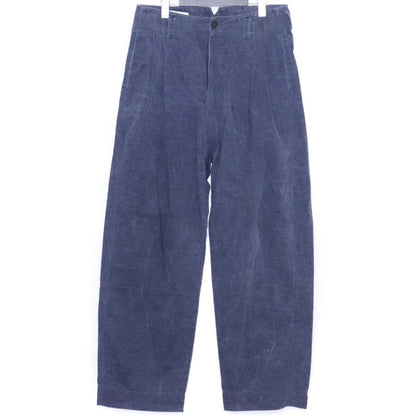 HANNIBAL Washed Two-Tuck Wide Casual Pants Size 46