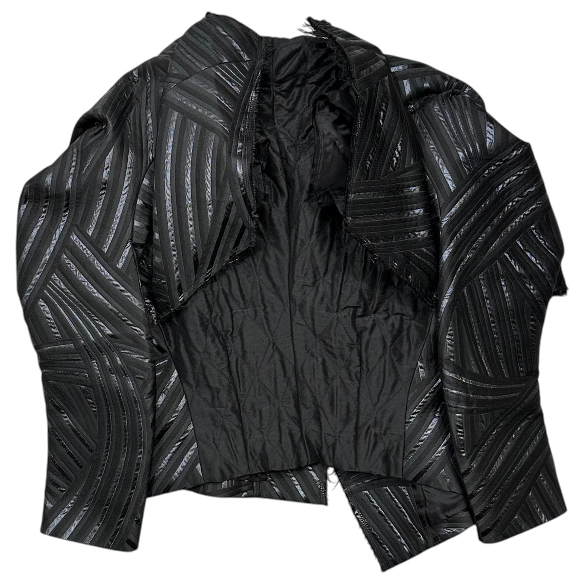 COMME des GARCONS 26SS Deconstructed Jacket Black Size XS