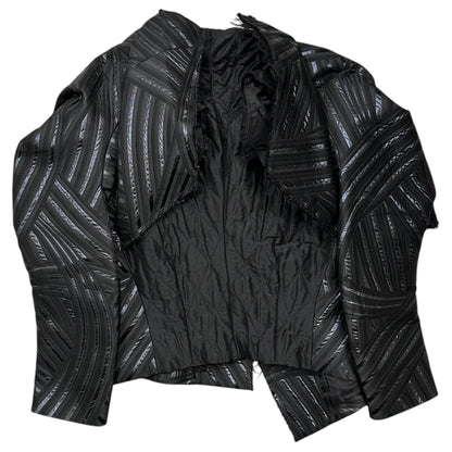 COMME des GARCONS 26SS Deconstructed Jacket Black Size XS