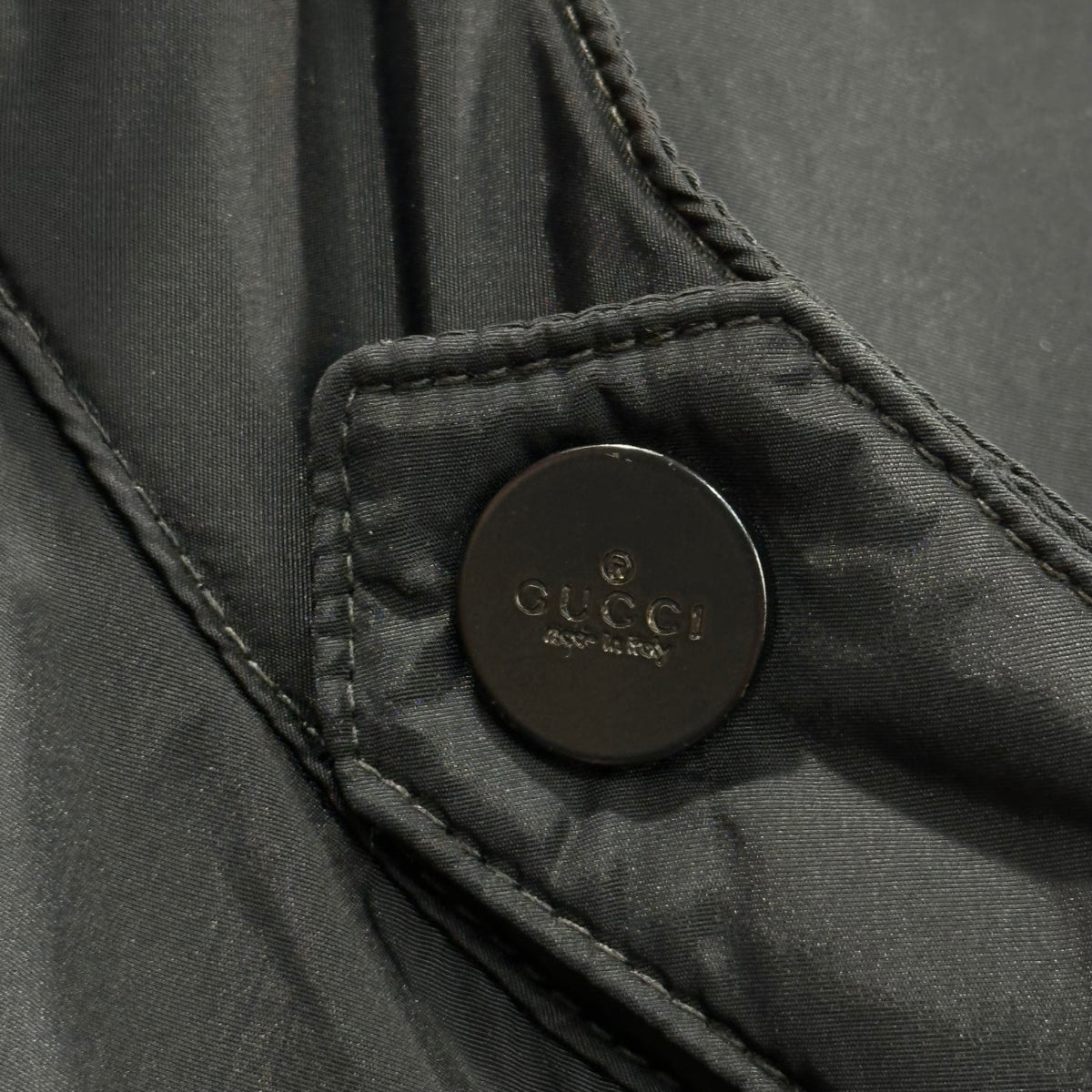 GUCCI 99SS By Tom Ford Nylon Rider Jacket Black Size 48