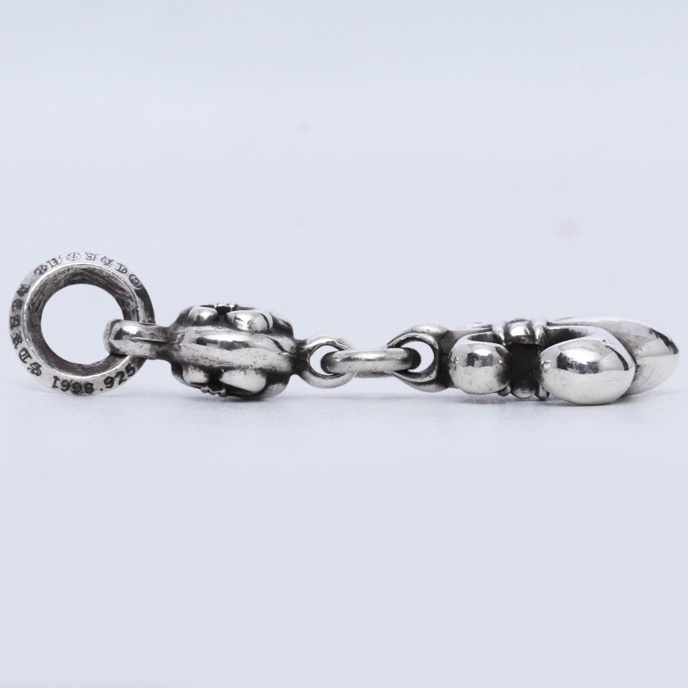 CHROME HEARTS 1 Ball BS Fleur Charm Silver Size F