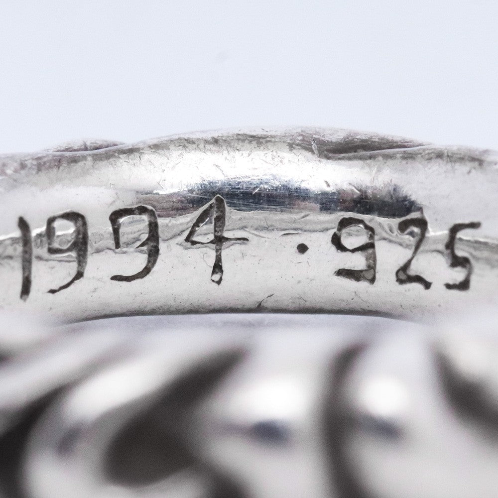 CHROME HEARTS Scroll Band Ring Silver Size ONE SIZE