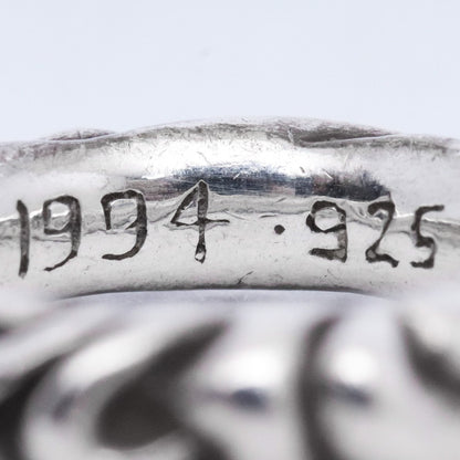 CHROME HEARTS Scroll Band Ring Silver Size ONE SIZE