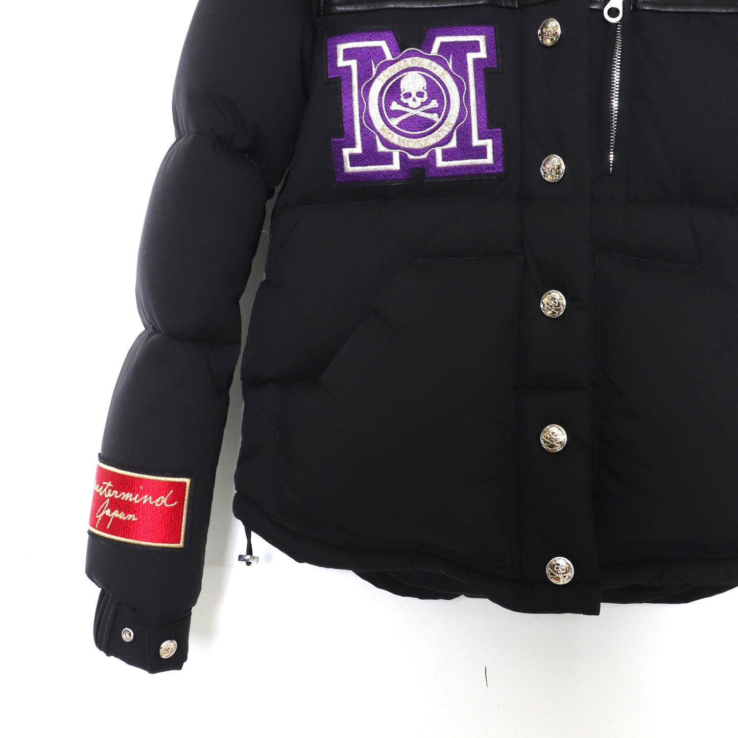 MASTERMIND JAPAN WIND STOPPER NYLON DOWN JACKET Black Size 0