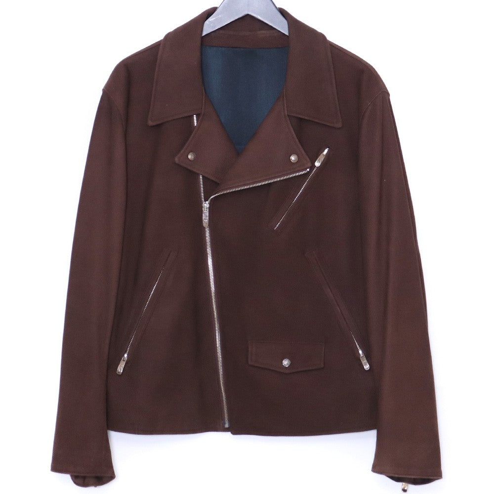 PORTER CLASSIC Leather Suede Riders Jacket Brown Size M