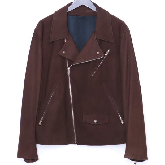 PORTER CLASSIC Leather Suede Riders Jacket Brown Size M