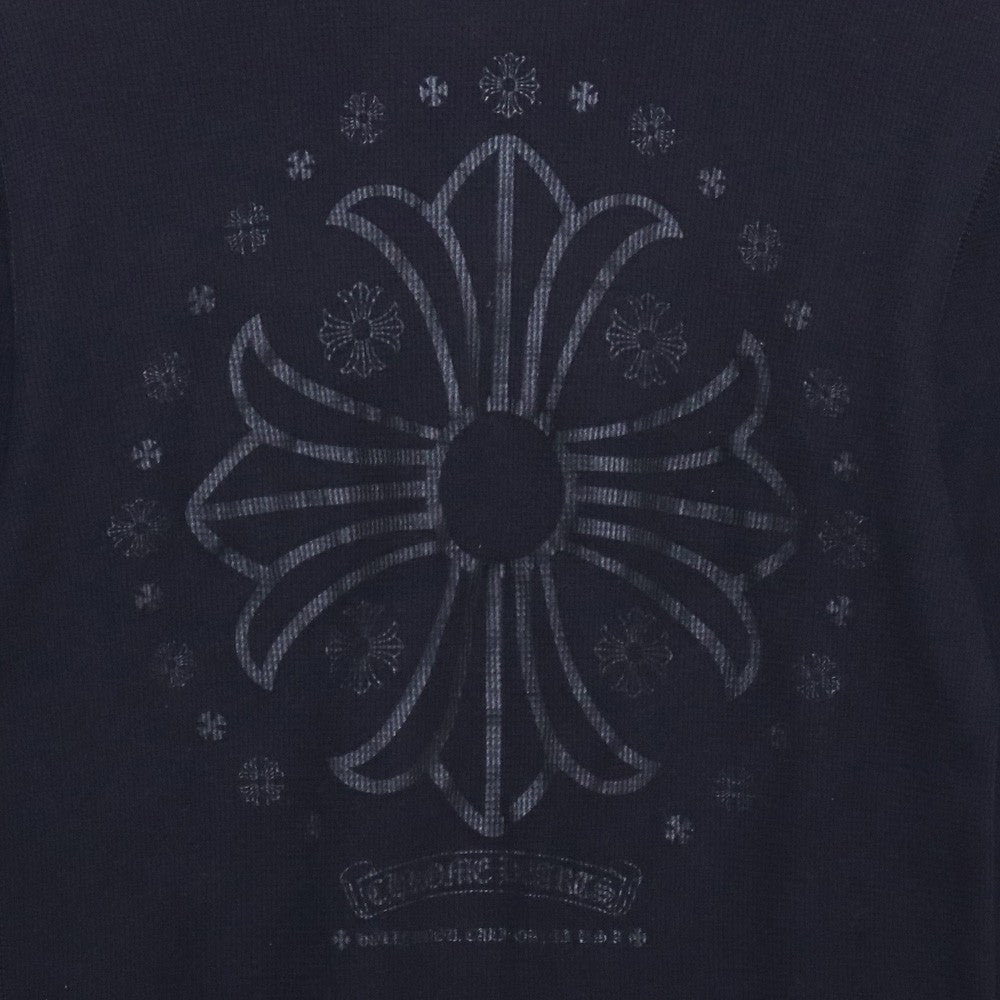 CHROME HEARTS Old CH Plus Thermal Long Sleeve Tee Black Size M