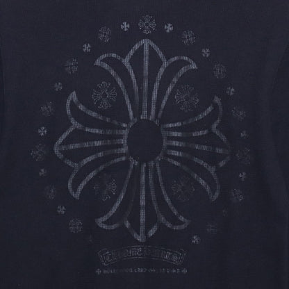 CHROME HEARTS Old CH Plus Thermal Long Sleeve Tee Black Size M