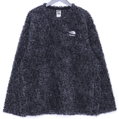 SUPREME x TNF 23SS High Pile Fleece Pullover Black Size L