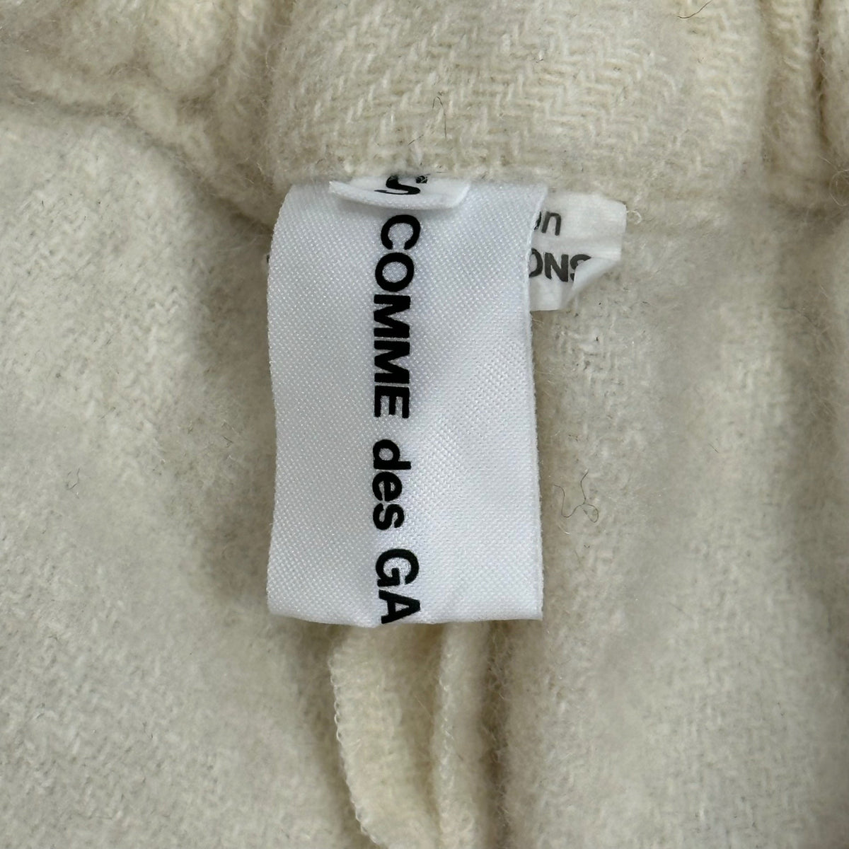 COMME des GARCONS GIRL 25AW Milled Wool Cropped Pants Size S
