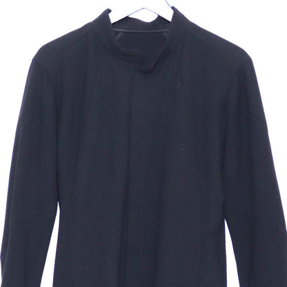 N/07 Amundsen Wool Long Sleeve Button-Up Shirt Black Size 44