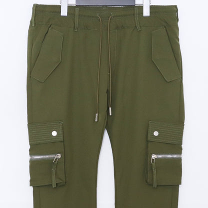 MLVINCE TYPE-4 Slim Stretch Cargo Pants Khaki Size 34