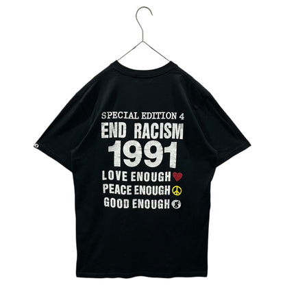 GOODENOUGH 2013 "END RACISM" T-Shirt Black/White Size L