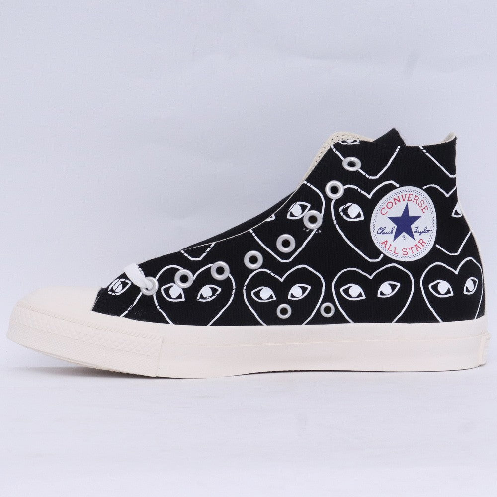 PLAY COMME des GARCONS Chuck Taylor Sneakers Black Size 27cm