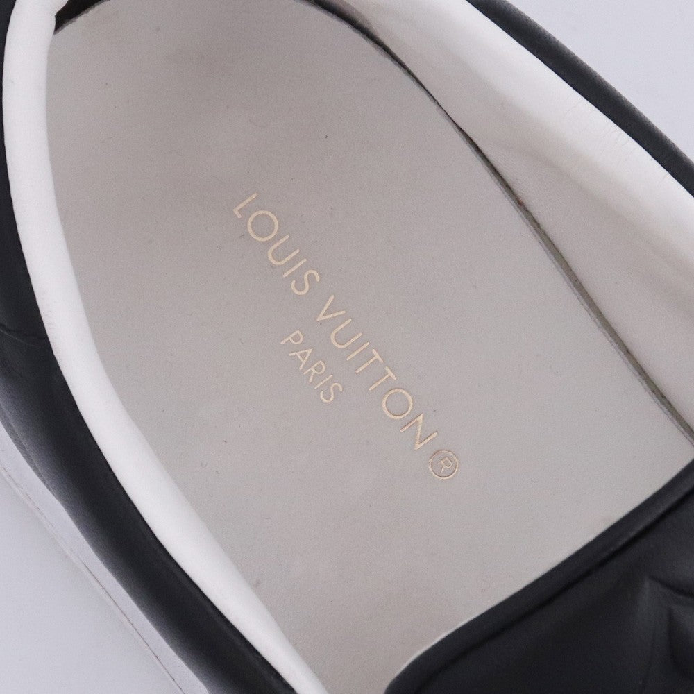 LOUIS VUITTON Beverly Hills Monogram Slip-Ons Black Size 7.5