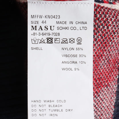 MASU 23AW Marble Flag Knit Sweater Multi Size 44