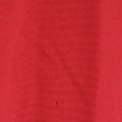 CHROME HEARTS Old CH T-Shirt English Logo Red Size M