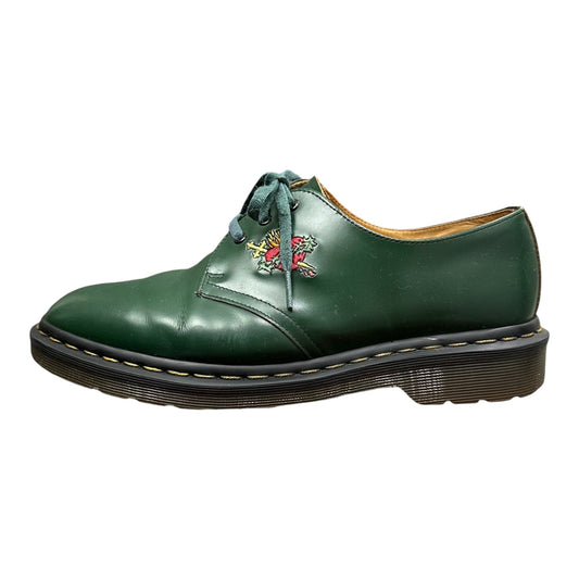 DR.MARTENS x SUPREME 1461 3-Eye Leather Shoes Green Size 8