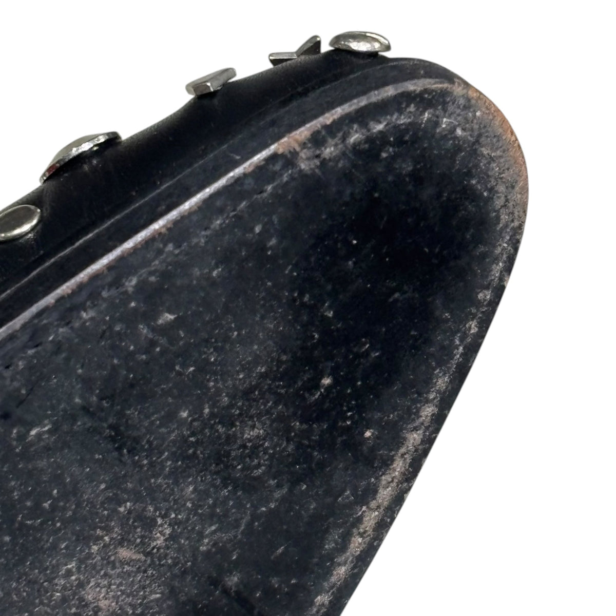 Mixed-Stud Leather Shoes x COMME des GARCONS Mixed-Stud Sneakers Black Size 22CM