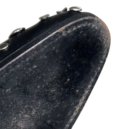 Mixed-Stud Leather Shoes x COMME des GARCONS Mixed-Stud Sneakers Black Size 22CM