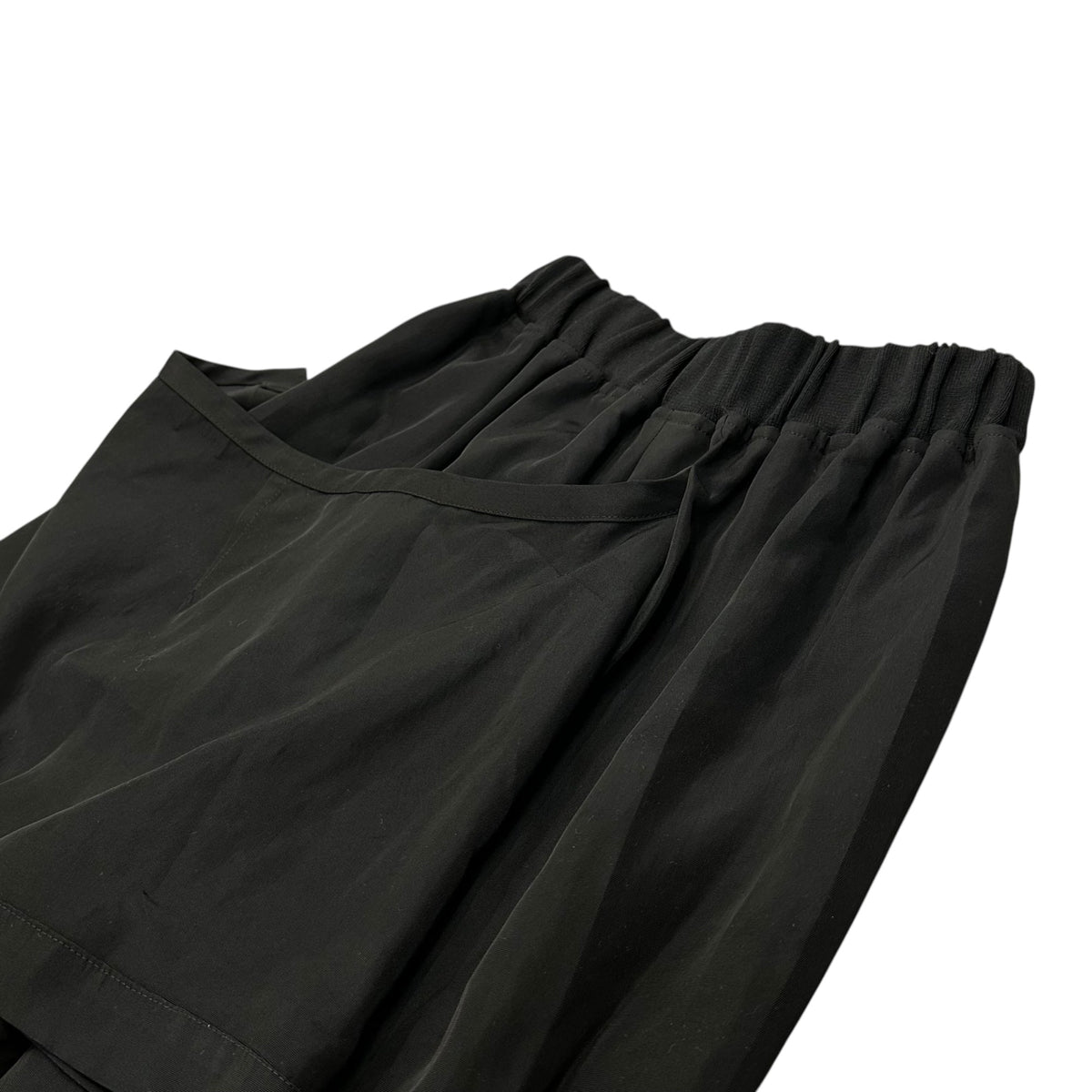COMME des GARCONS 90SS Side Pocket Ribbed Hem Shorts Size S