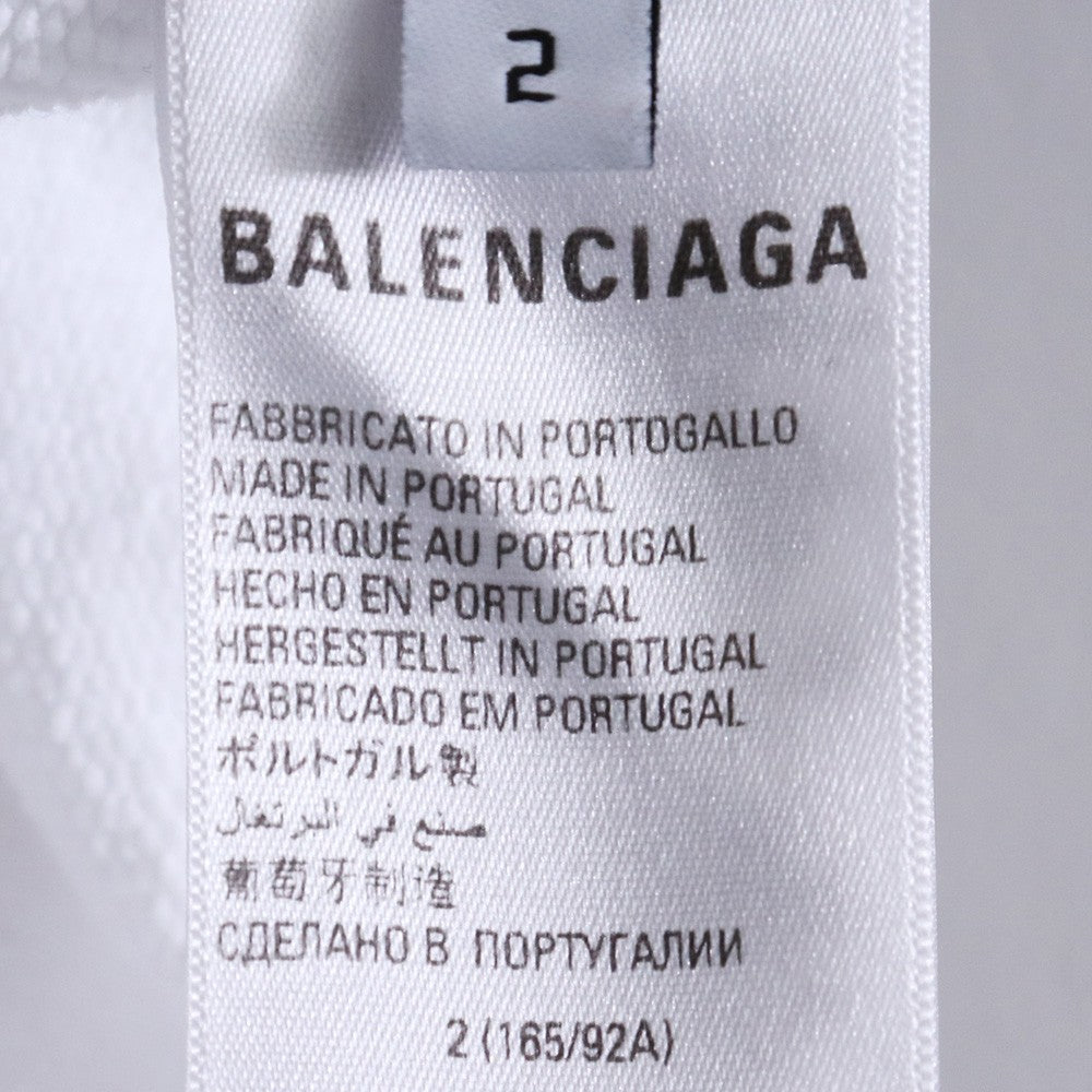 BALENCIAGA × ADIDAS 23SS Large Fit Hoodie White Size 2
