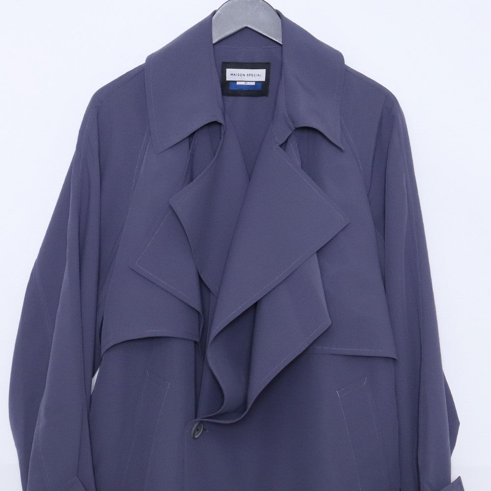 MAISON SPECIAL Short Trench Gray Size 1