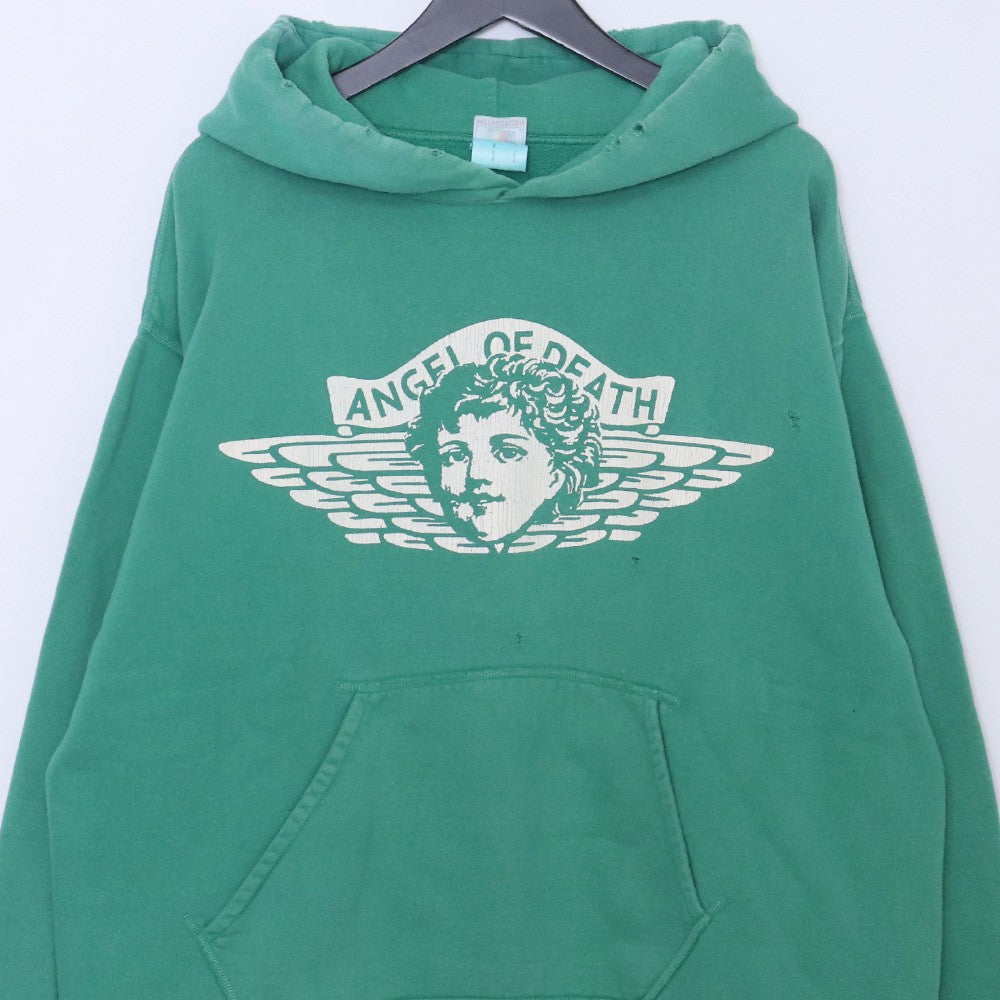 SAINT MICHAEL 22AW Angel Hoodie Green Size XL
