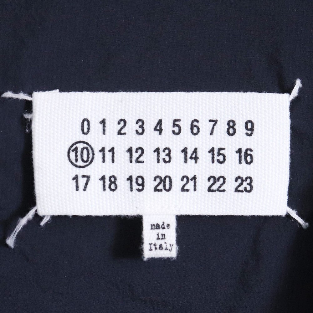 MAISON MARGIELA 20AW Nylon Collarless Jacket Navy Size 48