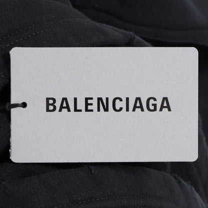 Balenciaga 21AW Free Embroidered Hoodie Black Size XS