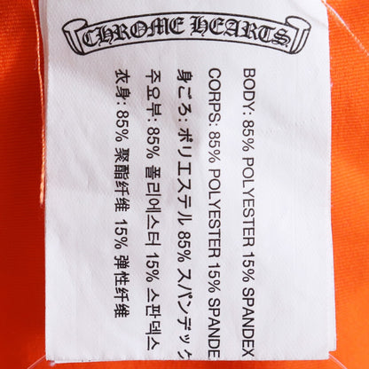CHROME HEARTS Side CH Logo Rash Guard Orange Size M