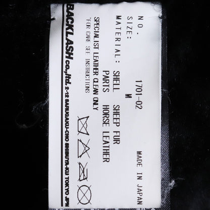 ISAMUKATAYAMA BACKLASH Spanish Merino Coat Black Size M