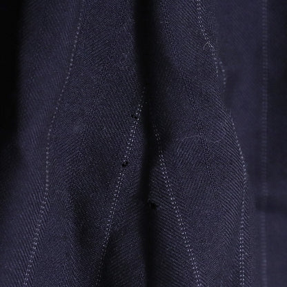 DURBAN Striped Double-Breasted Suit Navy