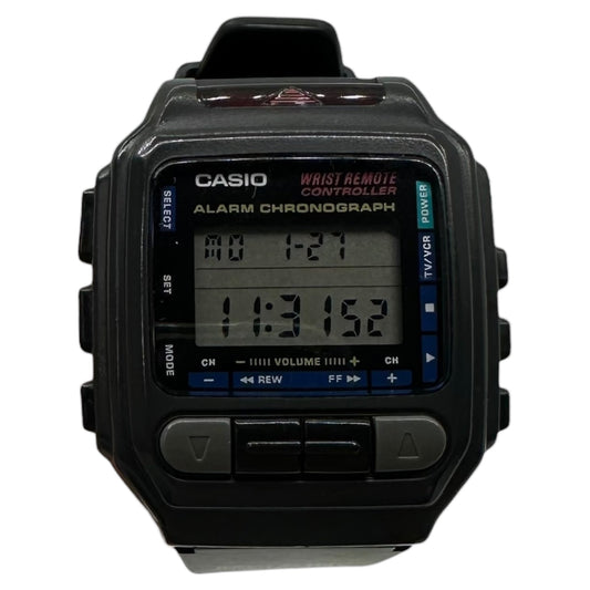 CASIO 90s Vintage Digital TV Remote Watch