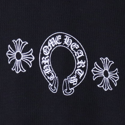 CHROME HEARTS Old Horseshoe CH+ Thermal Long Sleeve Tee Black Size M