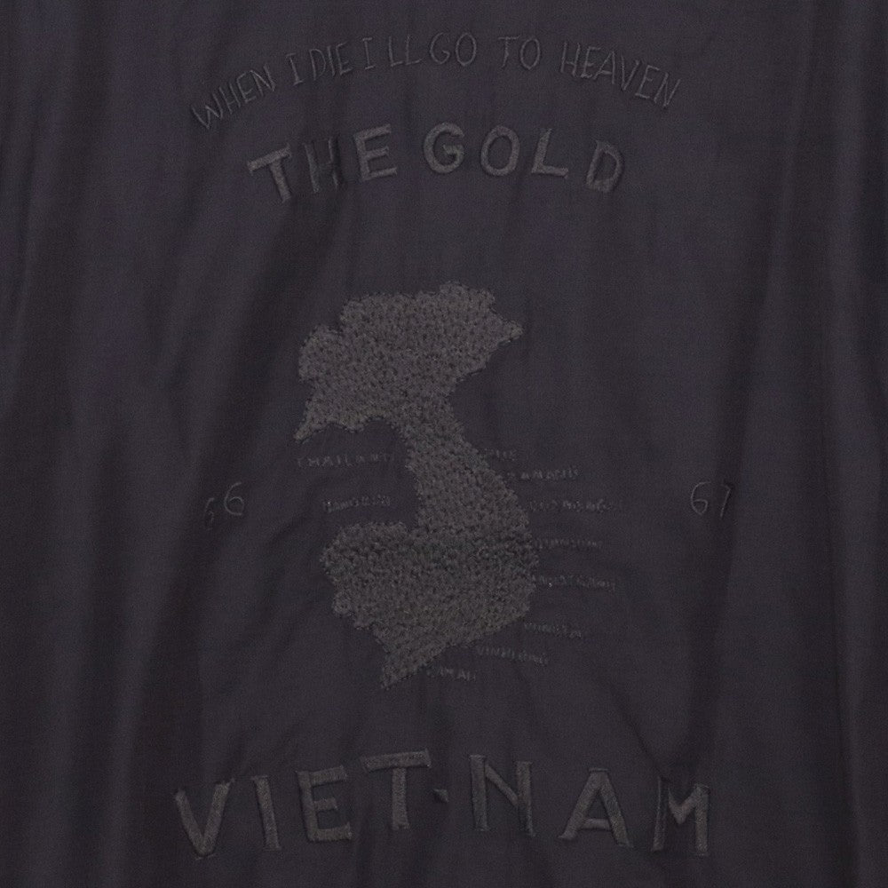 GOLD ONLY Ark Fukurukuju Vietnam Jacket Aged Black Size M
